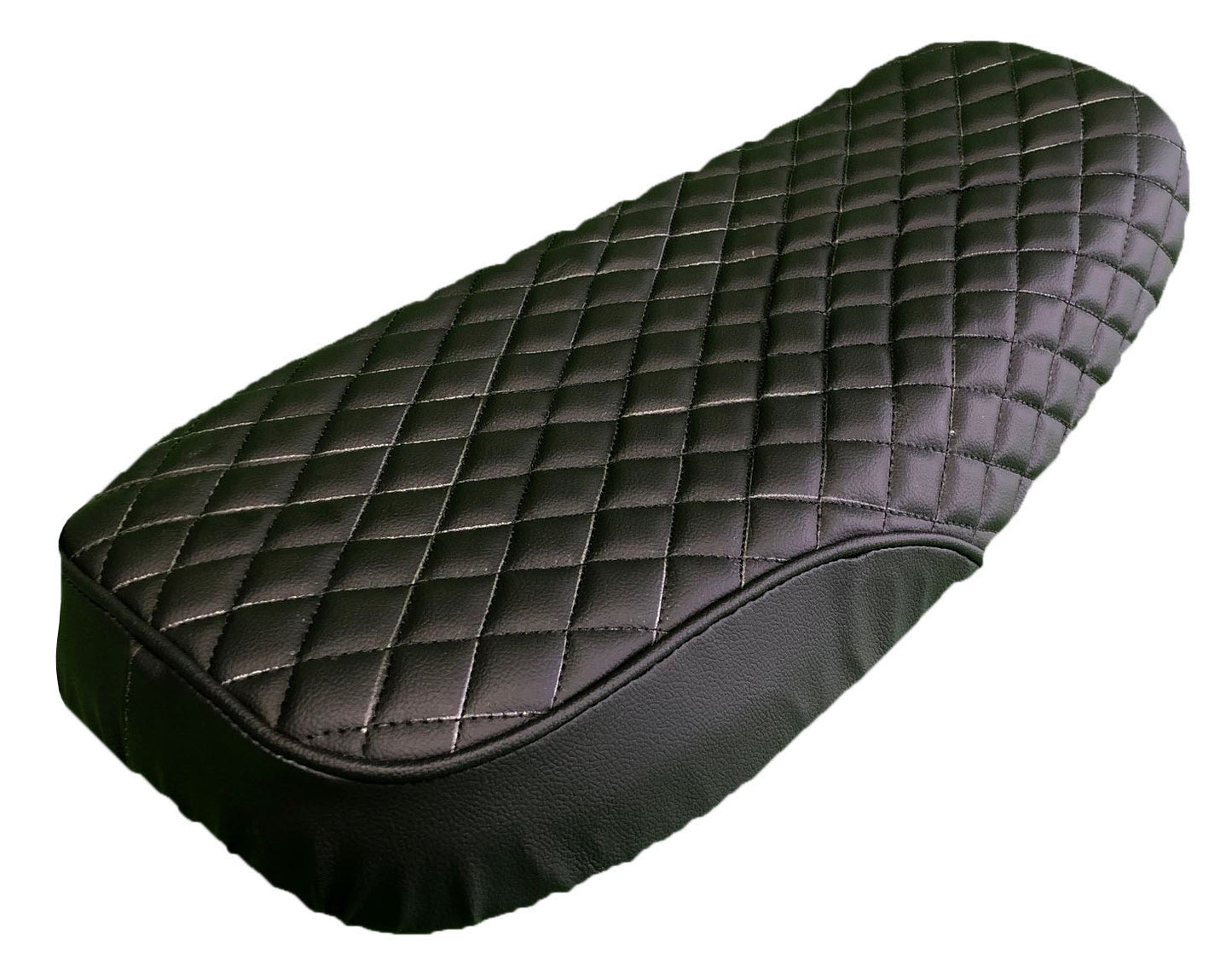 Café Racer Bench Cover Striped or Checkered Seam