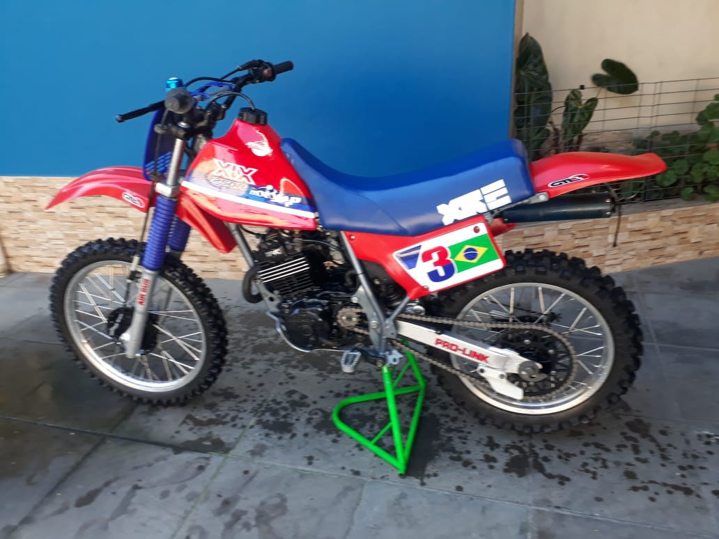 Kit Plástico Hollywood Visual Anos 80 retro para motos de trilha xl250r xlx250r xlx350 sahara xr