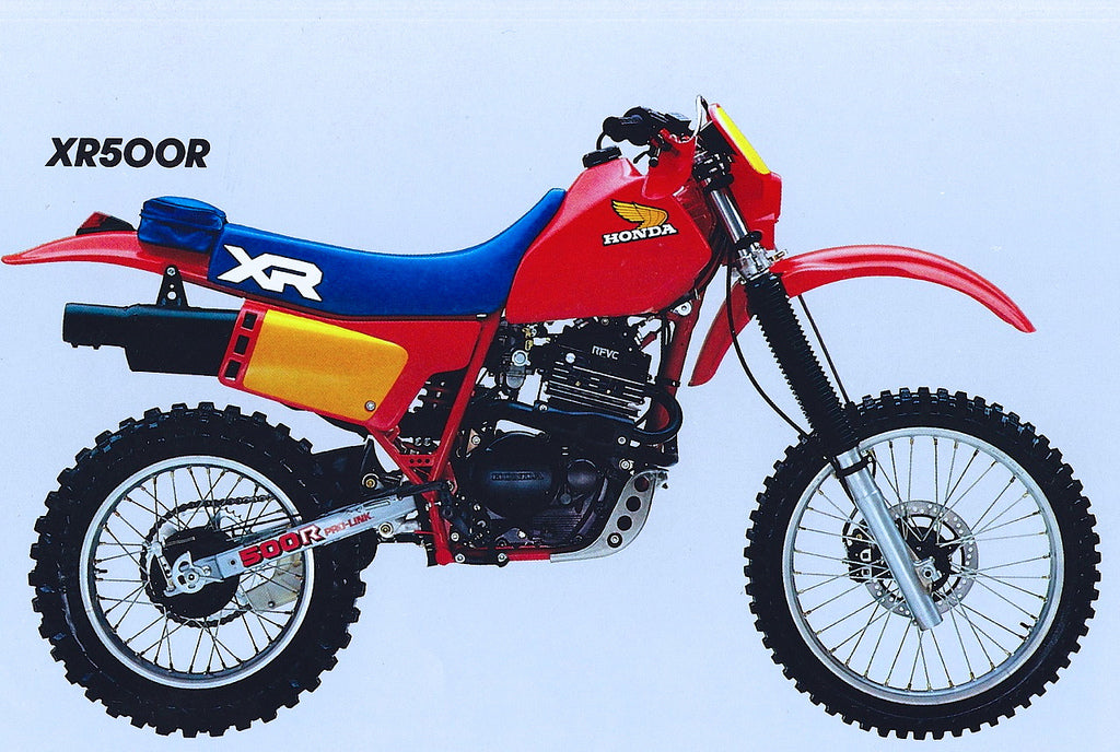 Kit Plástico Hollywood Visual Anos 80 retro para motos de trilha xl250r xlx250r xlx350 sahara xr
