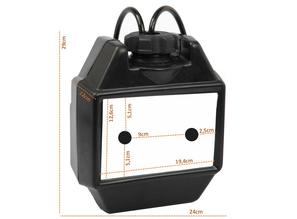 Tanque Auxiliar Adicional Extra Suplementar Frontal Universal -  Galão 5 litros