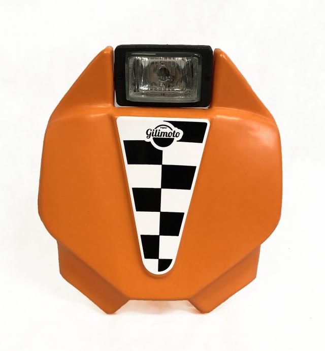 Number Plate Trail com Farol Universal Motocross Adesivado