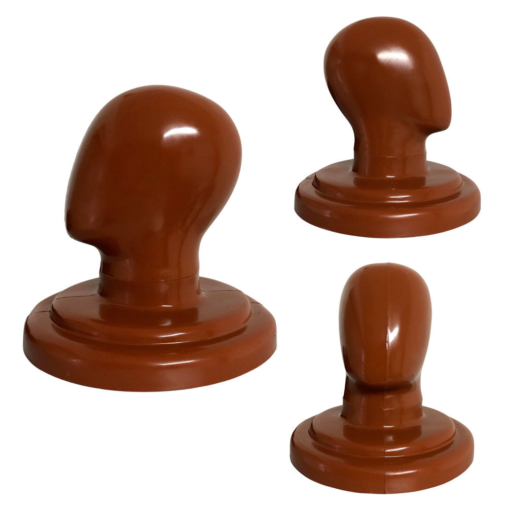 Suporte Manequim para exposição de capacetes, bonés e acessórios - PESCOÇO CURTO