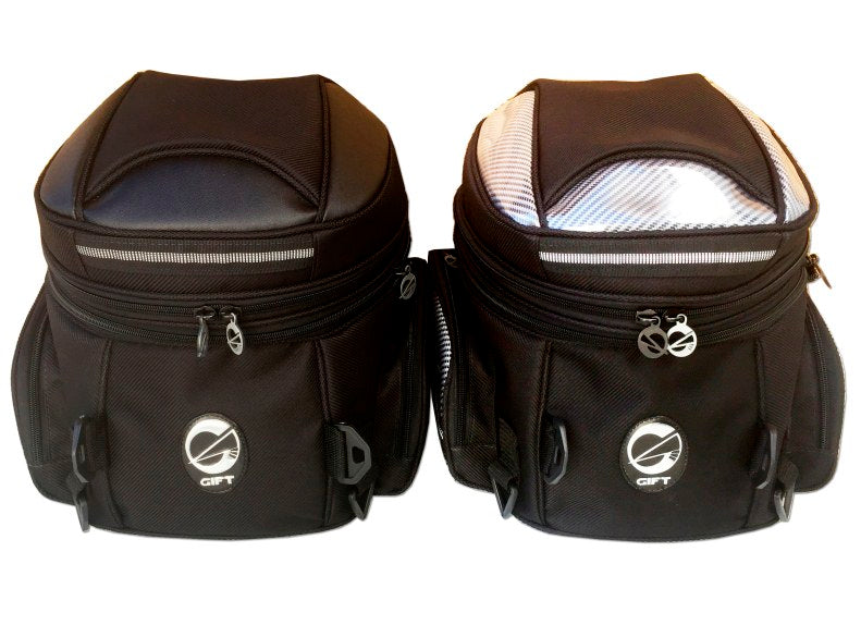 Mala Bolsa Alforje Expansiva Hard Capacete Encosto Bagageiro