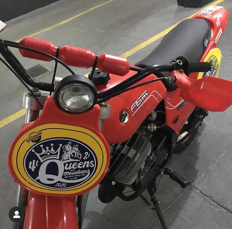 Paralama Traseiro Retrô Vintage Old Cross Universal Motocross