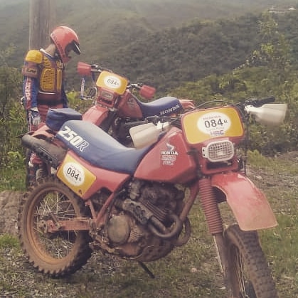 Kit Plástico Hollywood Visual Anos 80 retro para motos de trilha xl250r xlx250r xlx350 sahara xr