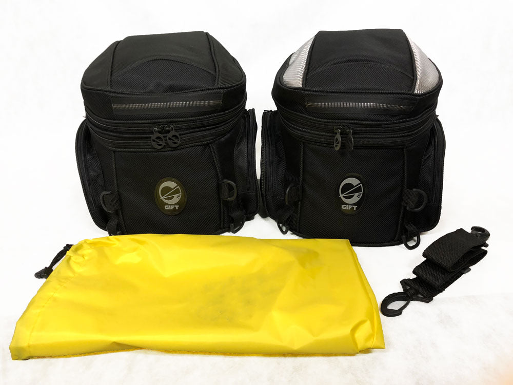Mala Bolsa Alforje Expansiva Hard Capacete Encosto Bagageiro
