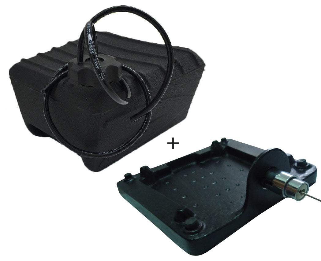 Universal Rear Extra Supplementary Additional Auxiliary Tank - Gallon 13 liters