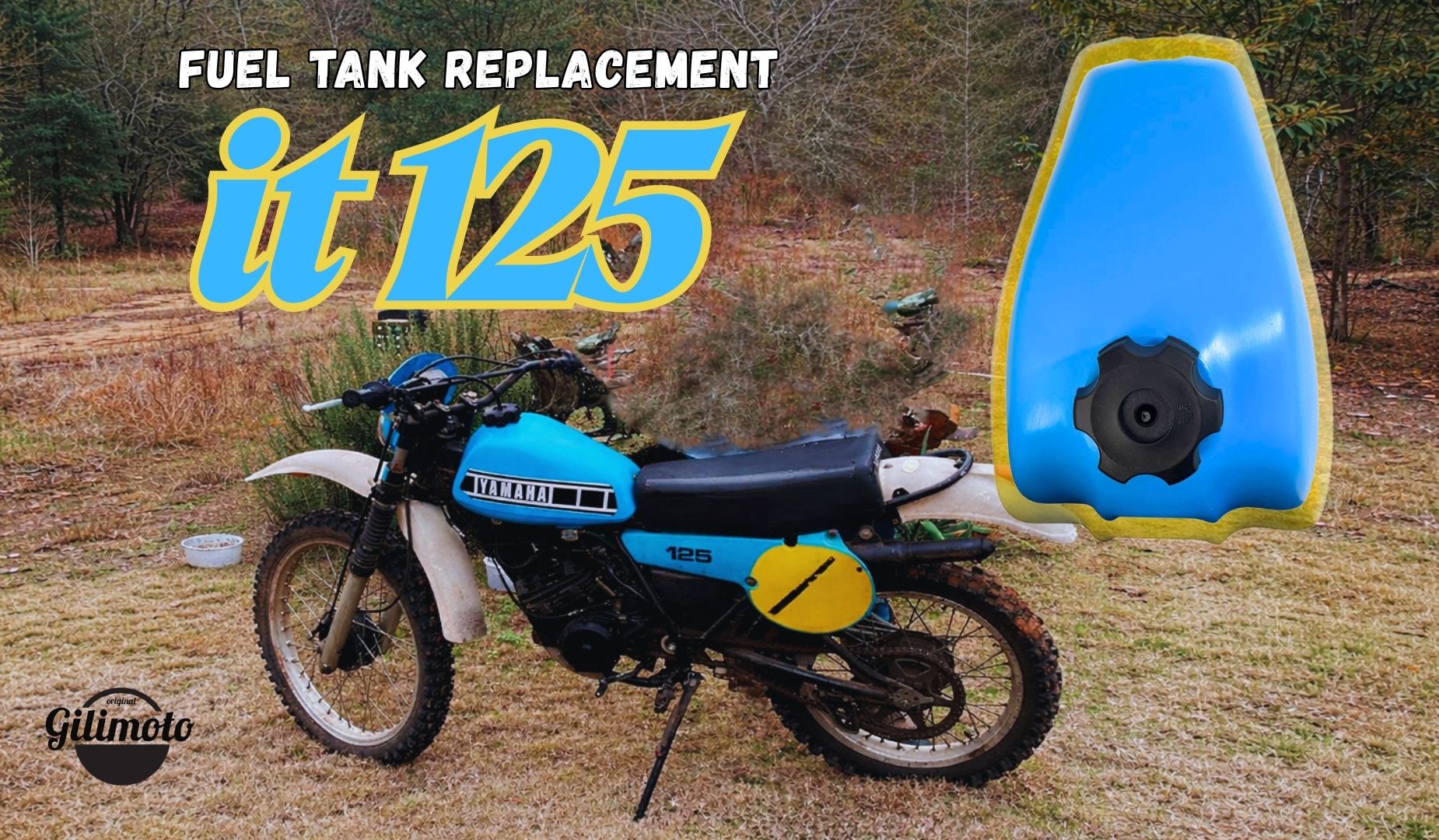 Yamaha IT125 Plastic Fuel Tank – Classic Style Replacement (1980–1981 ...