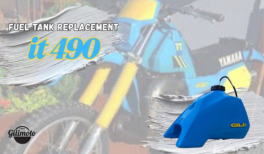 Yamaha IT490 / IT250 Plastic Fuel Tank (1983–1984) – Vintage Enduro Replacement