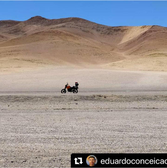 Tanque Gili compatível com Lander XTZ 250 – Viagem Deserto do Atacama