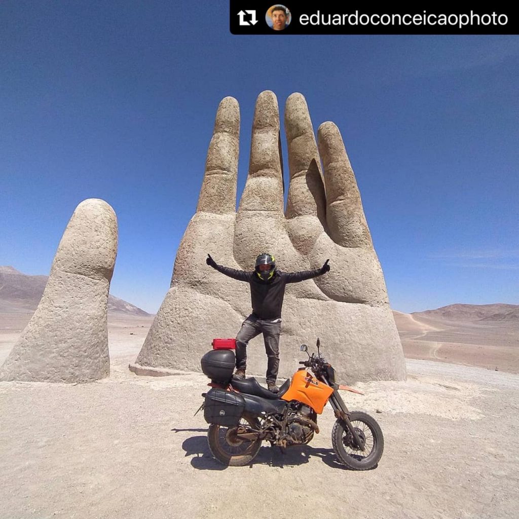 Moto Lander com Tanque Gilimoto – Deserto do Atacama