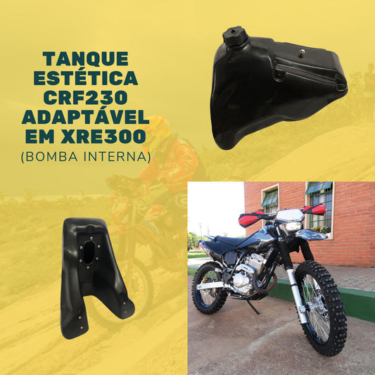 Tanque modelo CRF230 para adaptação em XRE300 com o encaixe da bomba