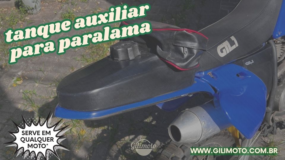 Tanque Auxiliar Adicional Universal - Para sobrepor o paralama traseiro