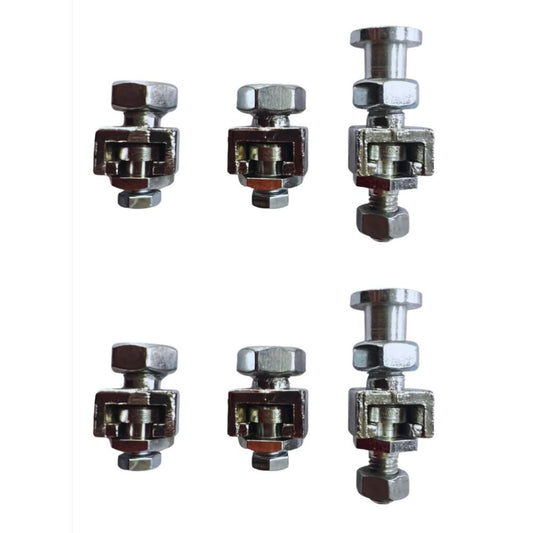 Kit de Engates e Parafusos para Instalação de Side Cases Gili - Malas Laterais - Baús Laterais