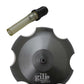 Tampa de tanque Alumínio com válvula anti refluxo 62 mm para motos importadas e tanques Gili (YZ>97, XR 250/400, RMX, CRF 250, CRF 450, YZF 400)