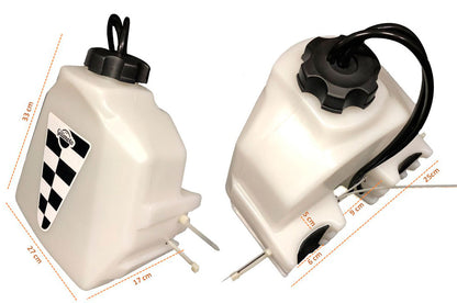 Additional Auxiliary Tank Extra Supplementary Universal Front - Gallon 7 liters