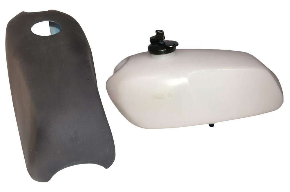 Café Racer Style Tank - Adaptable to any motorcycle - With fiberglass cover for finishing
