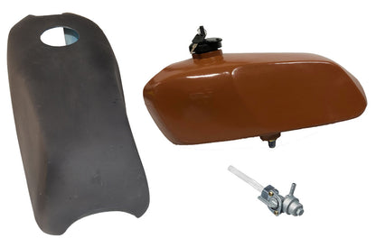 Tanque Estilo Café Racer - Adaptável em qualquer moto - Com capa em fibra para acabamento