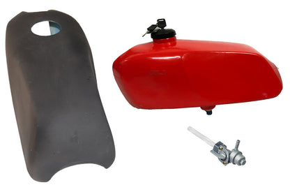 Tanque Estilo Café Racer - Adaptável em qualquer moto - Com capa em fibra para acabamento